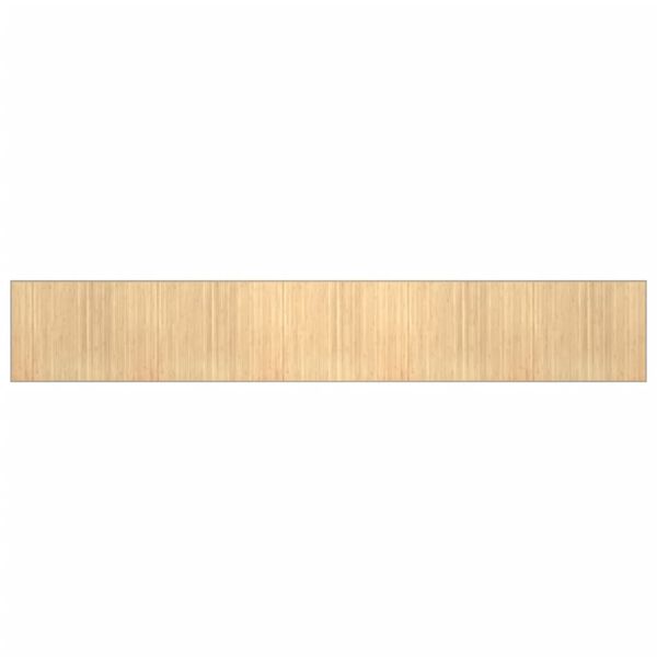 vidaXL Rug Light Natural Bamboo, Polypropylene 31.5 x 196.9 in Rug