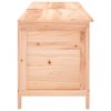 vidaXL Garden Storage Box Natural Solid Fir Wood Large