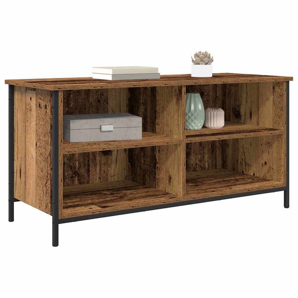 vidaXL TV Cabinet Old Wood 39.37 x 15.75 x 19.69 in Engineered Wood
