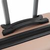 vidaXL Suitcase 3 pcs Rose Gold 19.69 x 12.20 x 30.71 in ABS Plastic