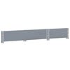 vidaXL Pallet Collar Grey 39.4x19.7" Solid Wood Pine