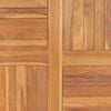 vidaXL Tabletop Natural Teak Solid teak wood 35.4 in diameter Durable
