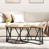 vidaXL Coffee Table Artisan Oak 31.50 x 31.50 x 16.54 in