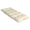 vidaXL Highback Chair Cushion Set of 6 Cream