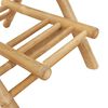 vidaXL Outdoor Bar Stool Natural Bamboo Standard Outdoor Bar Stool Size