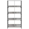 vidaXL Bookshelf Grey Sonoma Engineered Wood Large Bookshelf