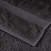 vidaXL Soap Towel Set of 10 Anthracite 100% Cotton 11.8 x 11.8 in