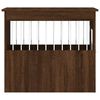 vidaXL Dog Crate Furniture Brown Oak Engineered wood and steel