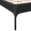 vidaXL Bed Frame without Mattress Black 47.2"x78.7"