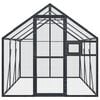 vidaXL Aviary Anthracite Aluminum Large Durable Aviary Rectangular