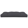 vidaXL Pallet Cushion Anthracite Polyester 47.2 x 31.5 x 4.7 in