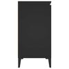 vidaXL Sideboard Black 40.2"x13.8"x27.6" Engineered Wood