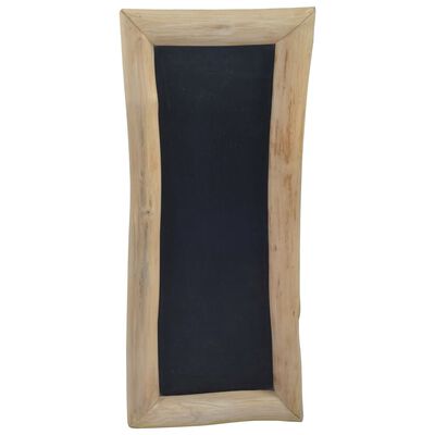 vidaXL Blackboards 3 pcs 11.8"x27.6" Teak Wood
