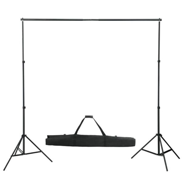 vidaXL Backdrop Support System 20 x 10 ft White