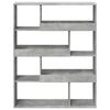 vidaXL Room Divider Concrete Grey Engineered Wood Medium Sleek
