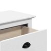 vidaXL Hallway Bench White Solid pinewood, engineered wood, metal Small