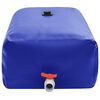 vidaXL Water Tank Blue PVC Large Rollable Water Tank Rectangular