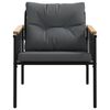 vidaXL Garden Chair Black