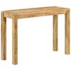 vidaXL Console Table Brown Rough mango wood 43.3 in x 13.8 in x 29.9 in