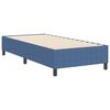 vidaXL Platform Bed Frame Blue 39.37 x 78.74 in Fabric