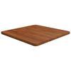 vidaXL Square Table Top Dark Brown 23.6"x23.6"x1" Treated Solid Wood Oak