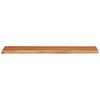vidaXL Wall Shelf Natural Solid Acacia Wood 43.3 x 11.8 x 1.5 in Durable