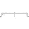 vidaXL Bed Frame White Steel Twin Foldable Bed Frame Rectangular
