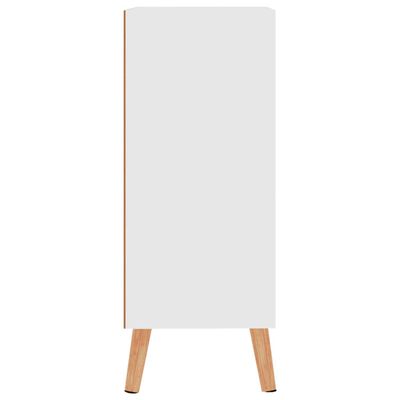 vidaXL Sideboard White 23.6"x11.8"x28.3" Engineered Wood