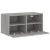 vidaXL TV Wall Cabinet Grey Sonoma Engineered wood Small TV Wall Cabinet