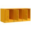vidaXL TV Cabinet Mustard Yellow Cold-rolled steel Medium TV Cabinet