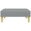vidaXL Sofa Bed Light Gray