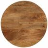 vidaXL Table Top Ø 23.6"x1" Round Solid Wood Mango