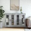 vidaXL Wall Mounted Cabinet Set of 2 Concrete gray