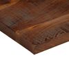 vidaXL Table Top Multicolor Reclaimed Wood 70.9x15.7x1.0 in Simplistic