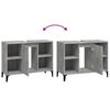 vidaXL Sink Cabinet Concrete Grey Engineered Wood Medium