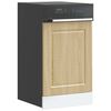 vidaXL Dishwasher Panel Sonoma Oak Engineered Wood Medium Tough