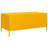 vidaXL Coffee Table Mustard Yellow Cold-rolled Steel Moderate