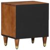 vidaXL Bedside Cabinet with Door 2 pcs Honey Brown