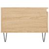 vidaXL Coffee Table Sonoma Oak Engineered Wood Medium Coffee Table