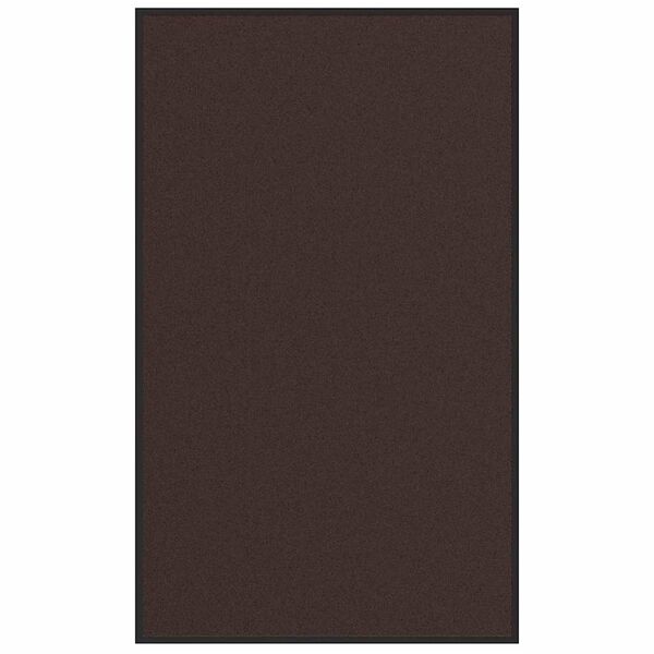 vidaXL Doormat Brown Polypropylene and PVC 35.4 x 59.1 in Doormat