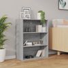 vidaXL Hanging Wall Cabinet Grey Sonoma Engineered Wood Compact