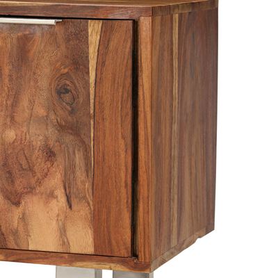 vidaXL TV Stand Solid Wood Sheesham with Honey Finish 46.5"x11.8"x15.7"