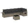 vidaXL Garden Sofa Set Grey