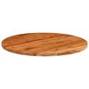 vidaXL Table Top Natural Acacia Solid acacia wood 27.6 in Diameter