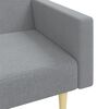 vidaXL Sofa Bed Light Gray