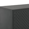 vidaXL Highboard Anthracite Steel Medium Adjustable Feet Highboard