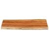 vidaXL Table Top Natural brown Solid Acacia wood Medium Durable