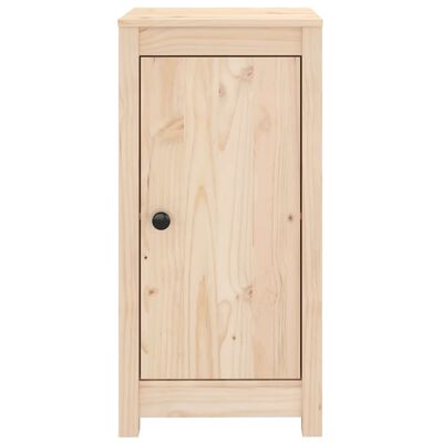 vidaXL Sideboards 2 pcs 15.7"x13.8"x31.5" Solid Wood Pine