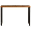 vidaXL Dining Table Multicolor Solid reclaimed wood and steel Standard