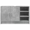 vidaXL Sink Cabinet Concrete gray Engineered wood Medium Sink Cabinet